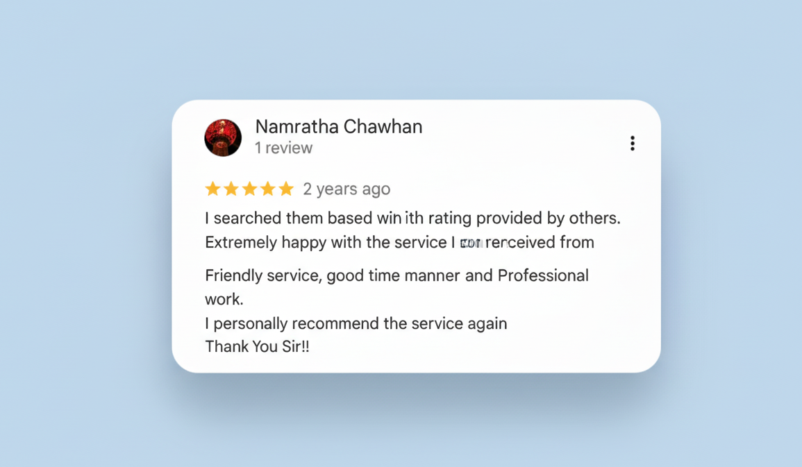 Customer review